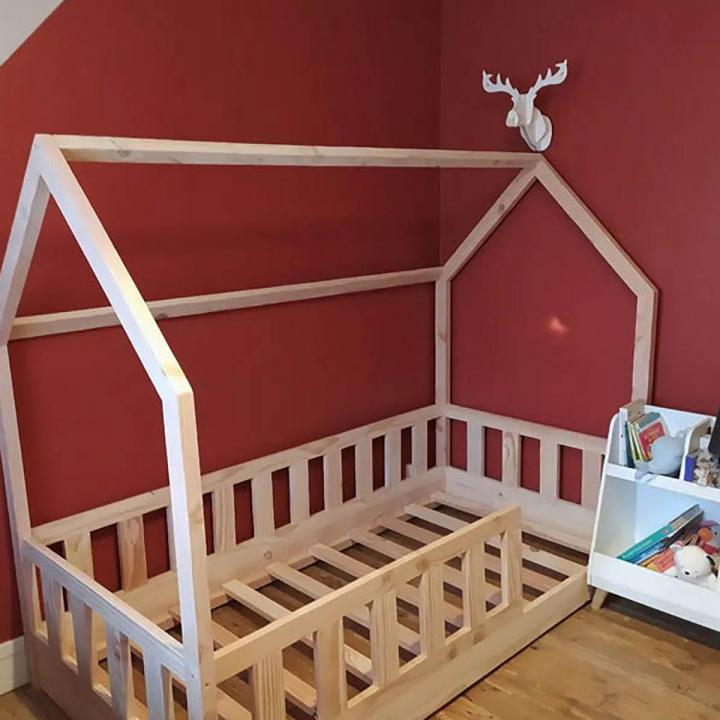 Création lit cabane bois Issoire