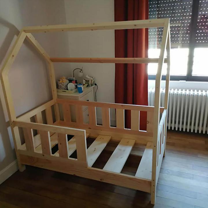 Création lit cabane bois Issoire