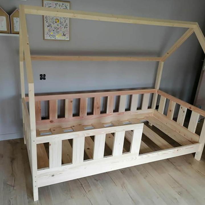 Création lit cabane bois Issoire